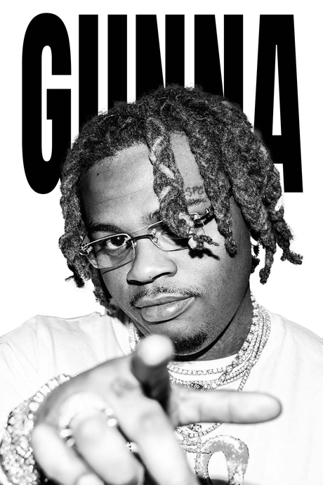Gunna 'Posted B&W' Poster