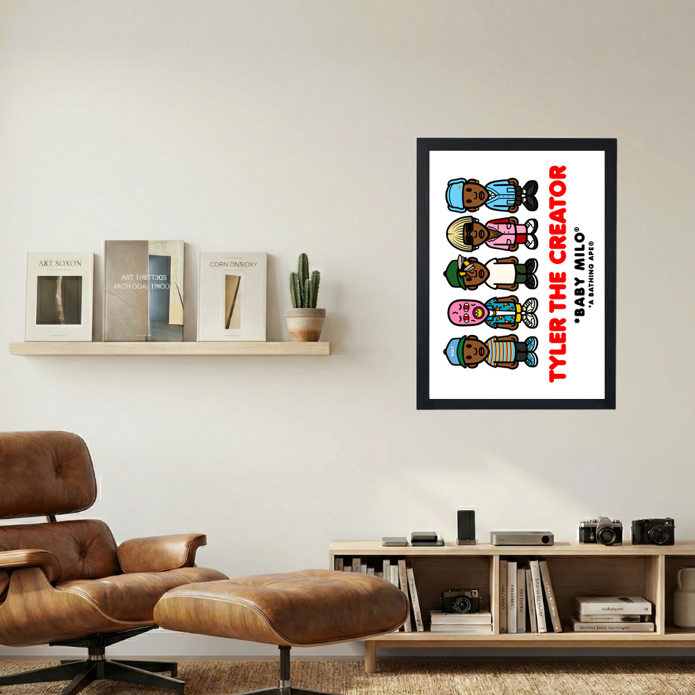 Tyler, The Creator x Bathing Ape 'Milo' Poster - Mockup 1