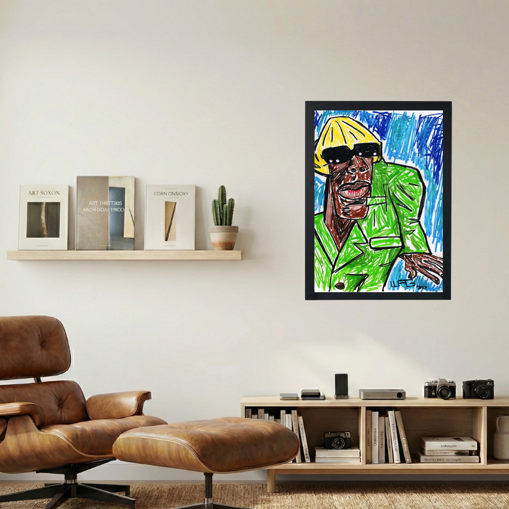 Tyler the Creator 'Pastel Drawn' Poster - Mockup 1