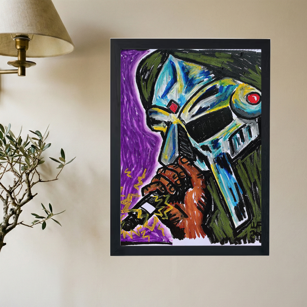 MF DOOM 'Pastel Concert' Poster - Mockup 2