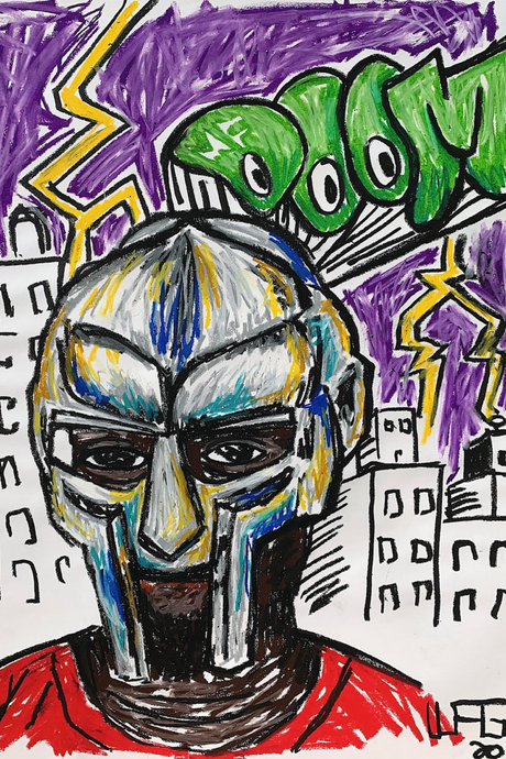 MF DOOM 'DOOMSDAY' Pastel Poster