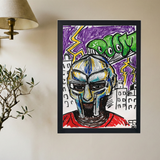 MF DOOM 'DOOMSDAY' Pastel Poster - Mockup 2