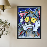 Distressed Tom & Jerry 'Pastel' Poster - Mockup 2
