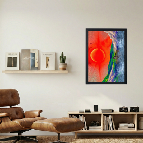 Kanye West 'DONDA ISLAND' Landscape Poster - Mockup 1