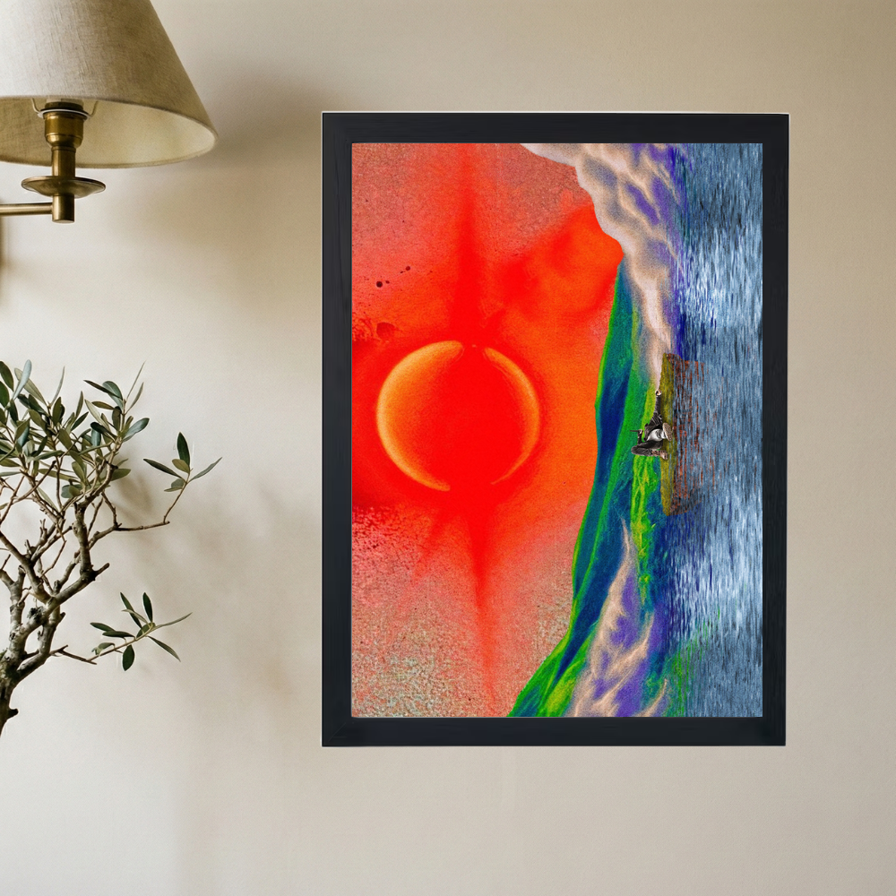 Kanye West 'DONDA ISLAND' Landscape Poster - Mockup 2