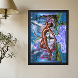 Lil Nas X 'Collaged' Poster - Mockup 2