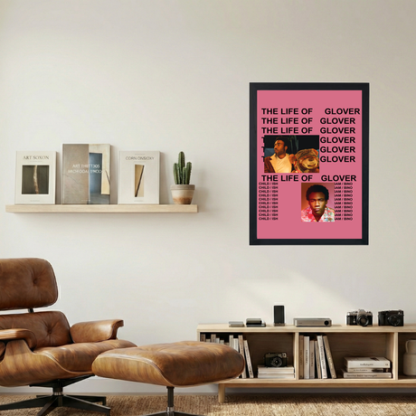 Childish Gambino 'Life of Glover' Poster - Mockup 1