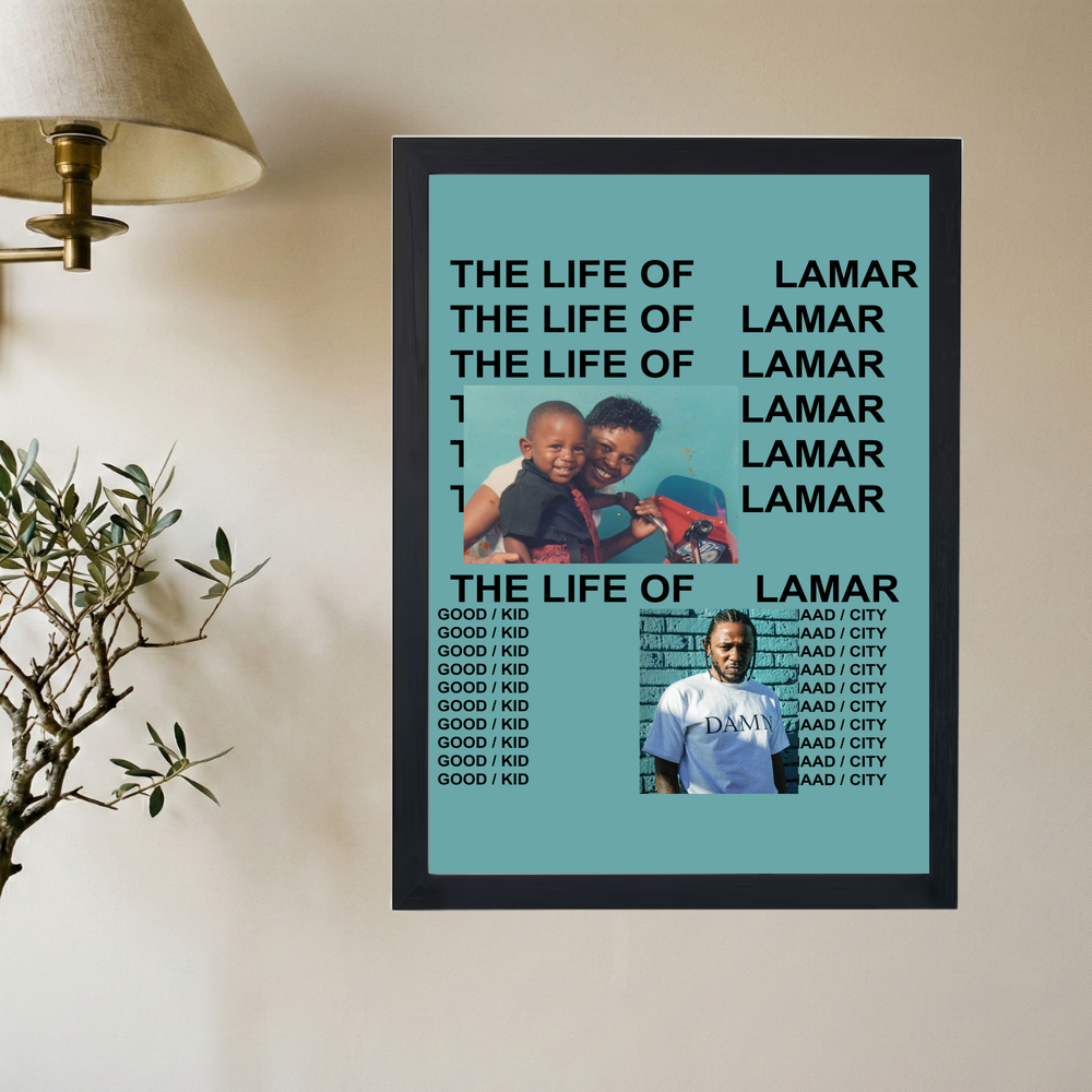 Kendrick Lamar 'Life of Kenny' Poster - Mockup 2