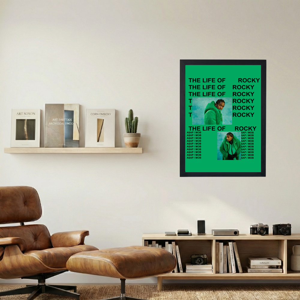 A$AP Rocky 'Life of Flacko' Poster - Mockup 1