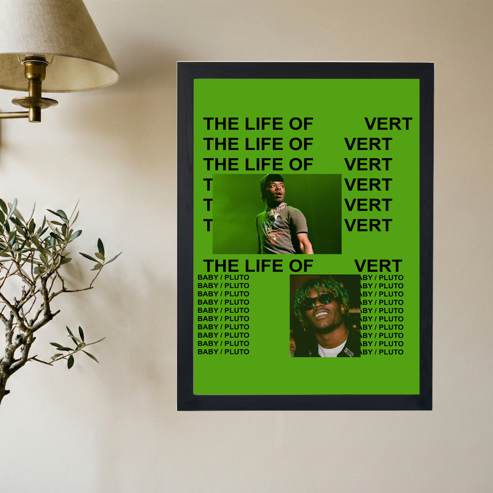 Lil Uzi Vert 'Life of Baby Pluto' Poster - Mockup 2