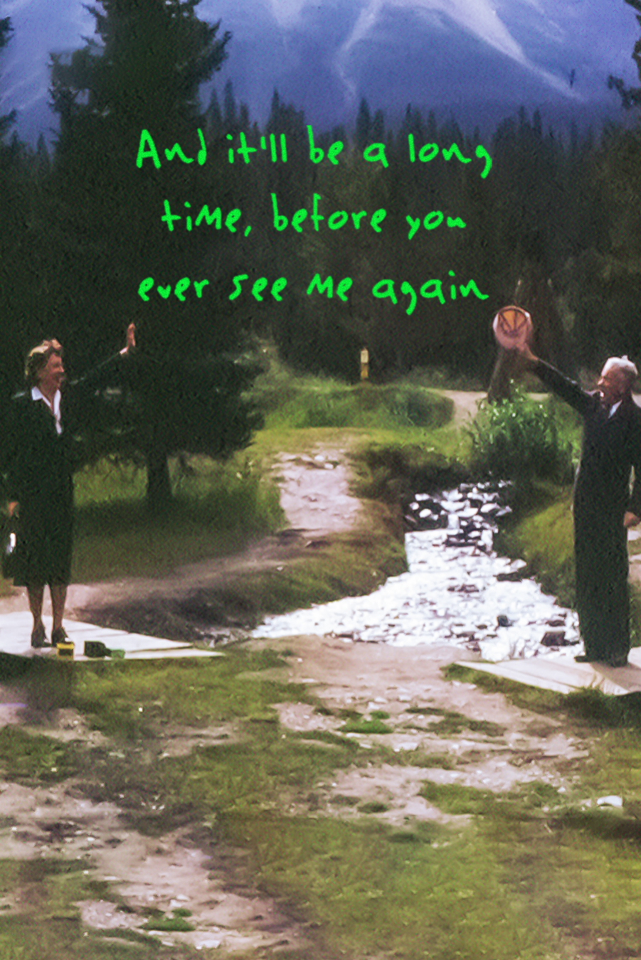 Kanye West 'Never See Me Again' Poster