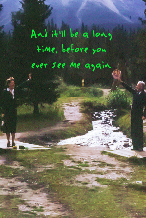 Kanye West 'Never See Me Again' Poster