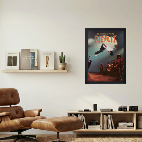 Playboi Carti x AC/DC 'Cross Over' Poster - Mockup 1