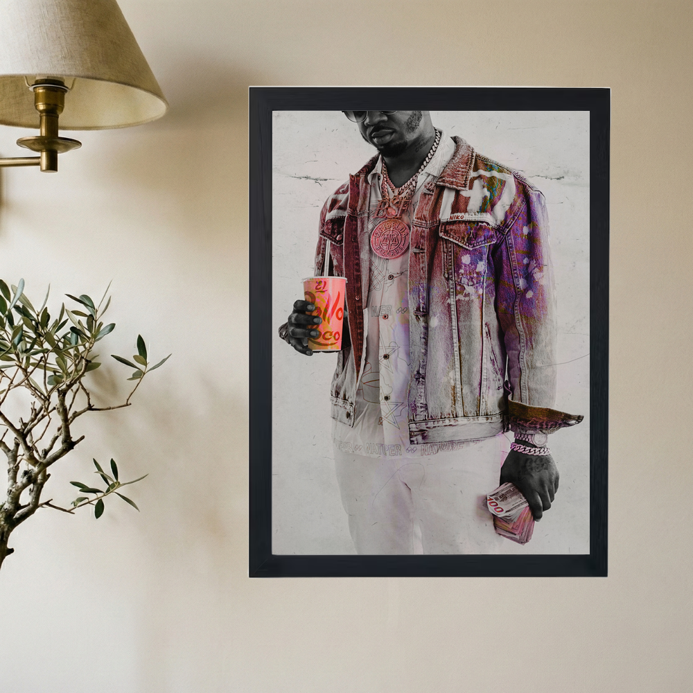 Benny the Butcher 'Burden of Proof' Poster - Mockup 2