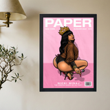 Nicki Minaj 'Pink Paperz' Poster - Mockup 2