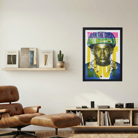 Tyler the Creator 'CMIYGL Pink+Yellow' Poster - Mockup 1