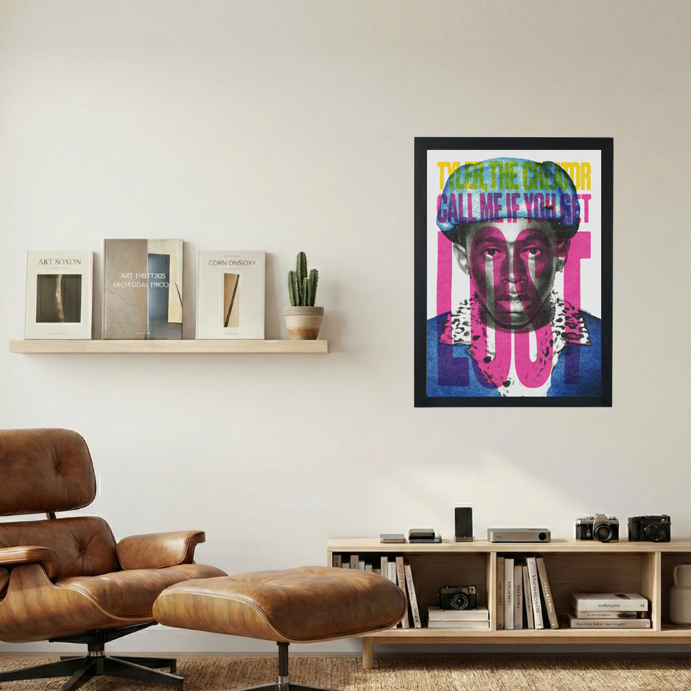 Tyler the Creator 'CMIYGL Inverted' Poster - Mockup 1