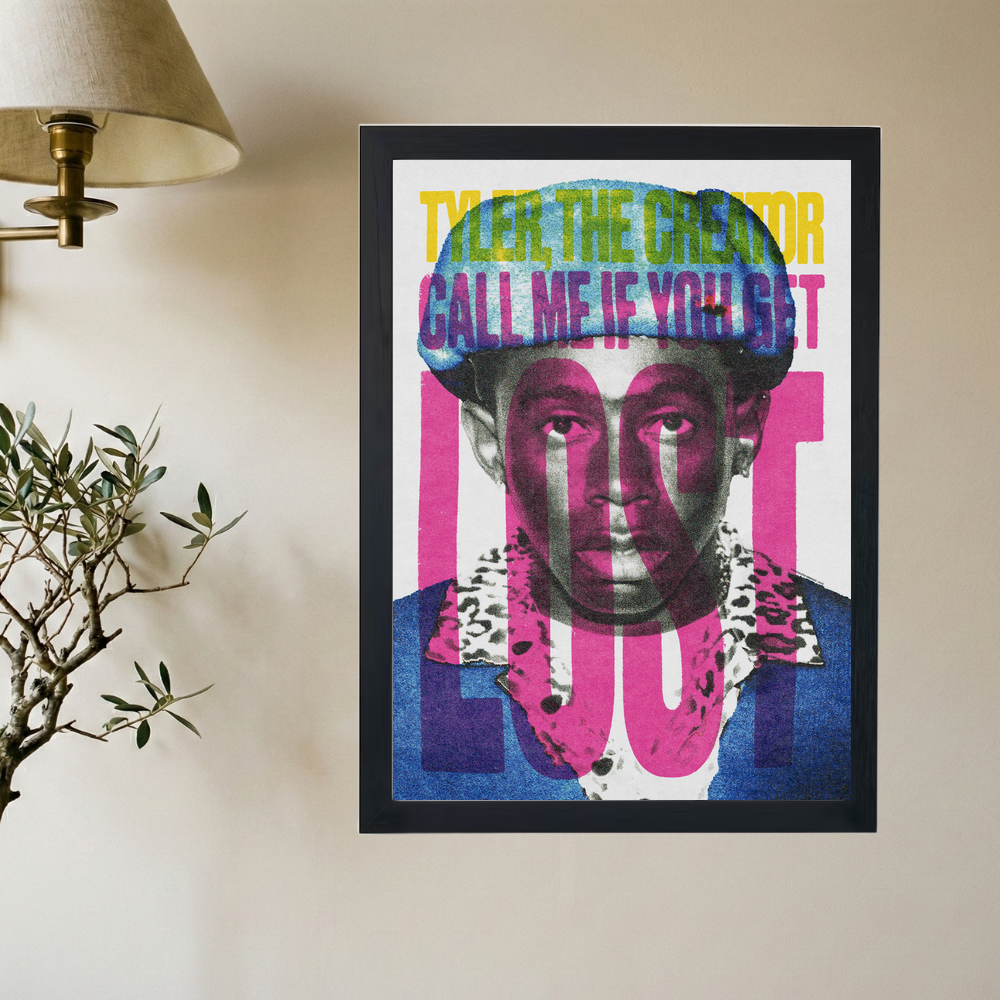 Tyler the Creator 'CMIYGL Inverted' Poster - Mockup 2