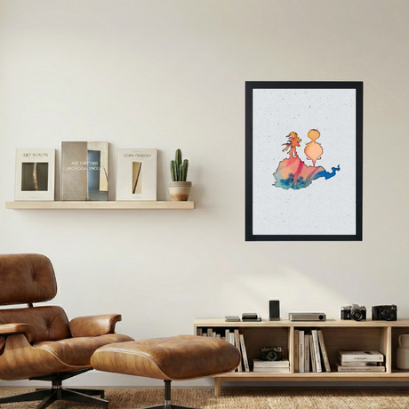 Kanye West x Kid Cudi 'KSG Silhouette' Poster - Mockup 1