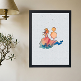 Kanye West x Kid Cudi 'KSG Silhouette' Poster - Mockup 2