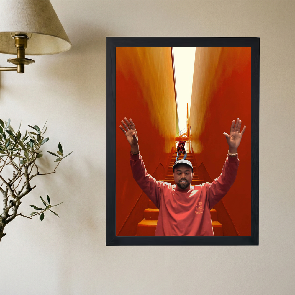 Kanye West 'Feel like Pablo' Poster - Mockup 2