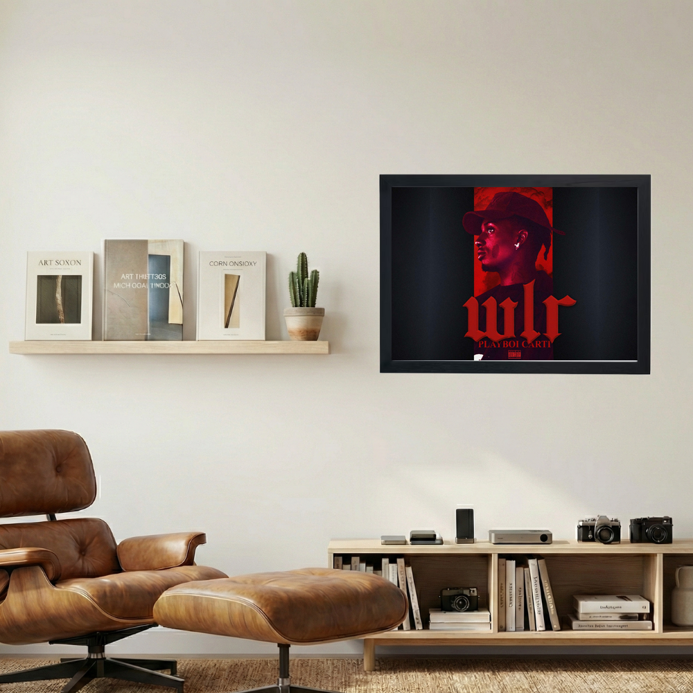 Playboi Carti 'WLR Birthmark' Poster - Mockup 1