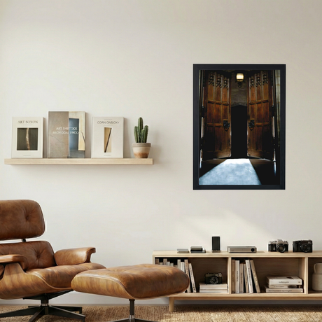 Kanye West 'Late Registration Doors' Poster - Mockup 1