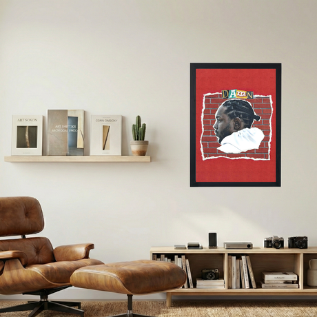 Kendrick Lamar 'DAMN Collage' Poster - Mockup 1