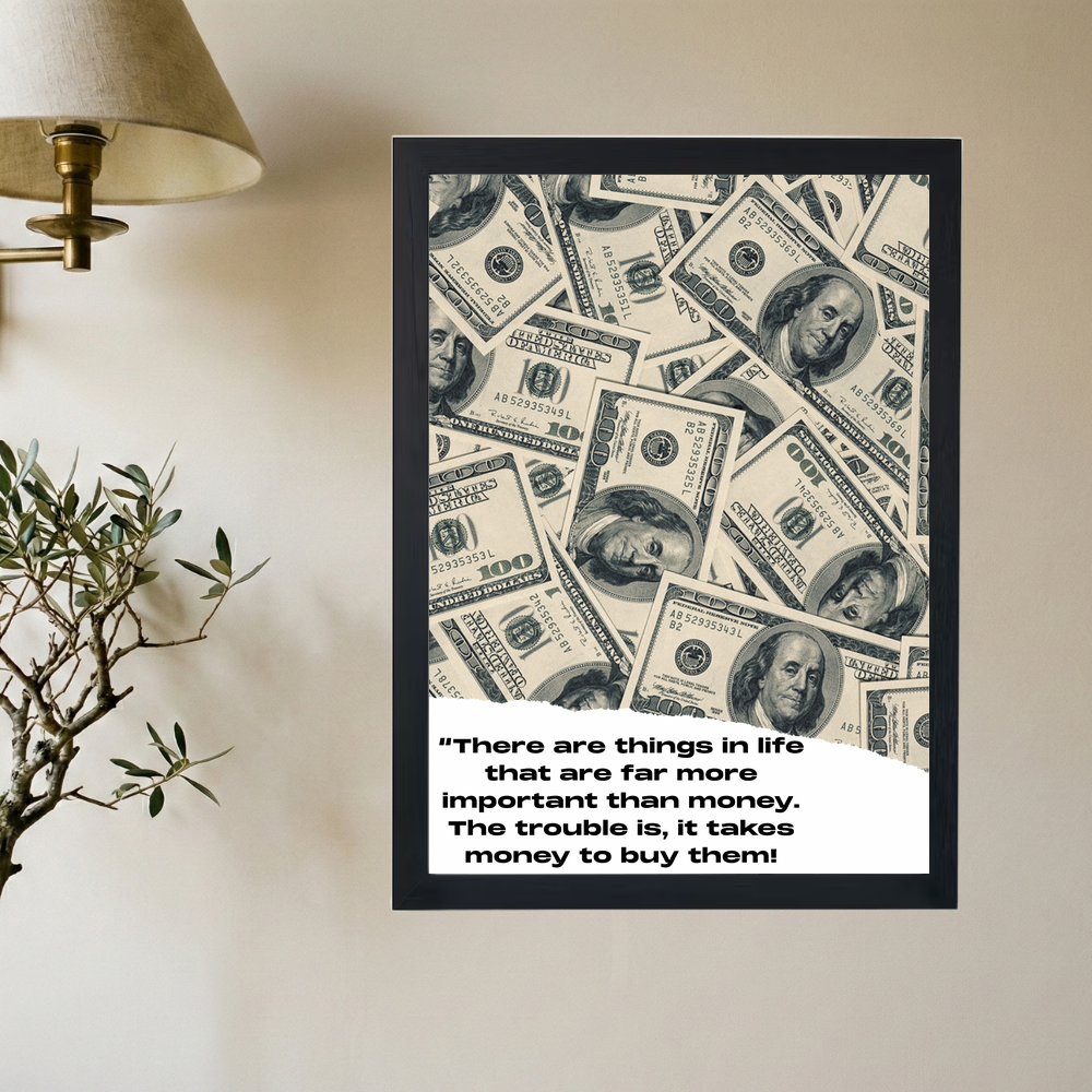Money Motivation Poster - Mockup 2