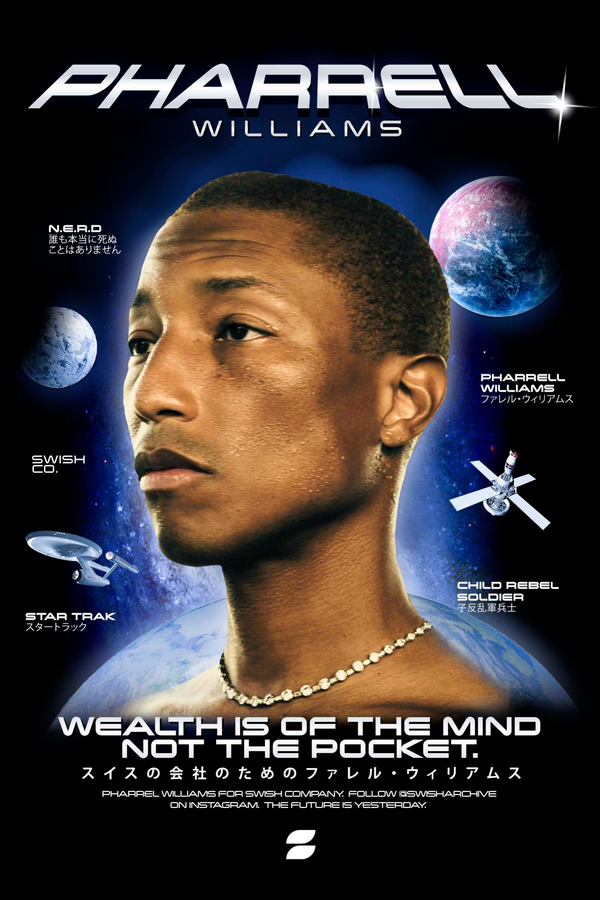 Pharrell Williams 'Galactic Wealth' Poster