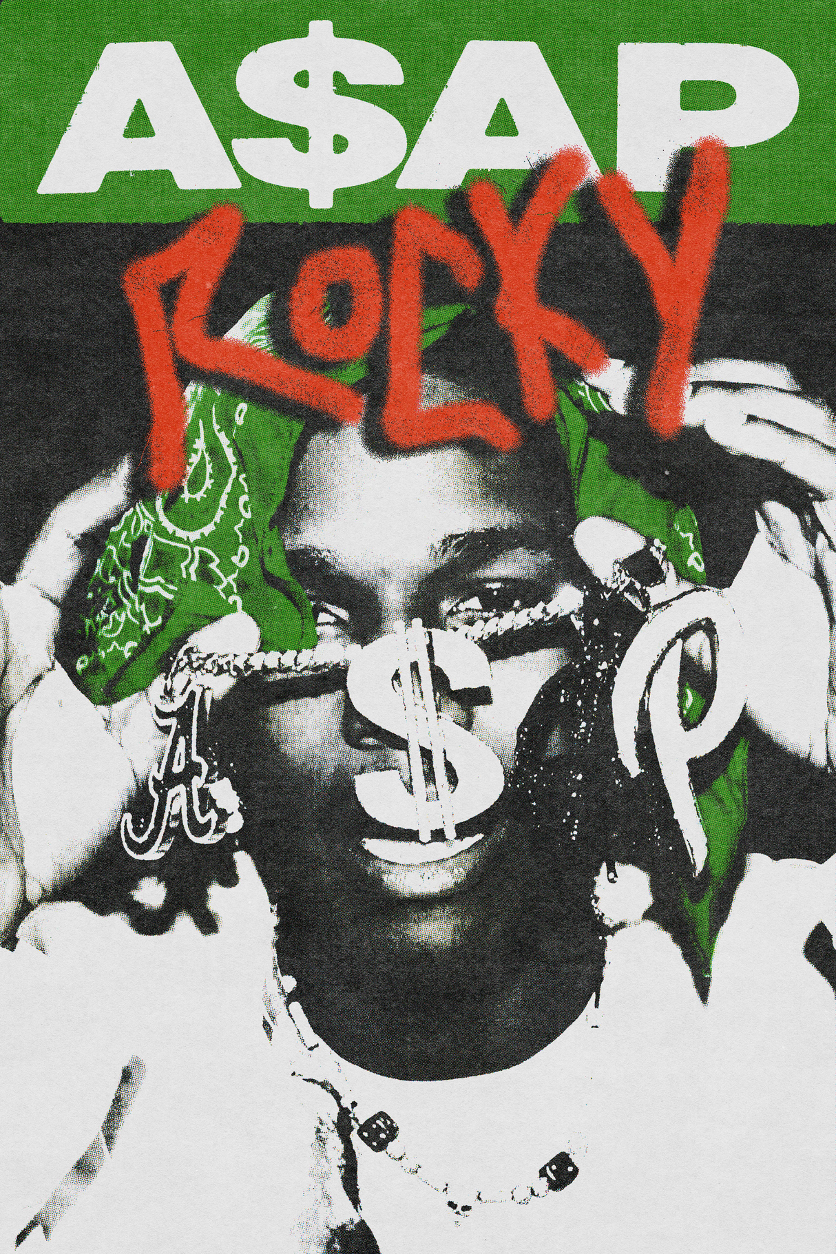 A$AP Rocky 'Spray Painted' Poster