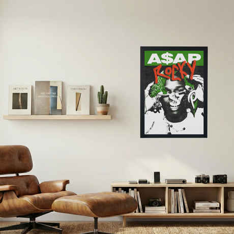A$AP Rocky 'Spray Painted' Poster - Mockup 1