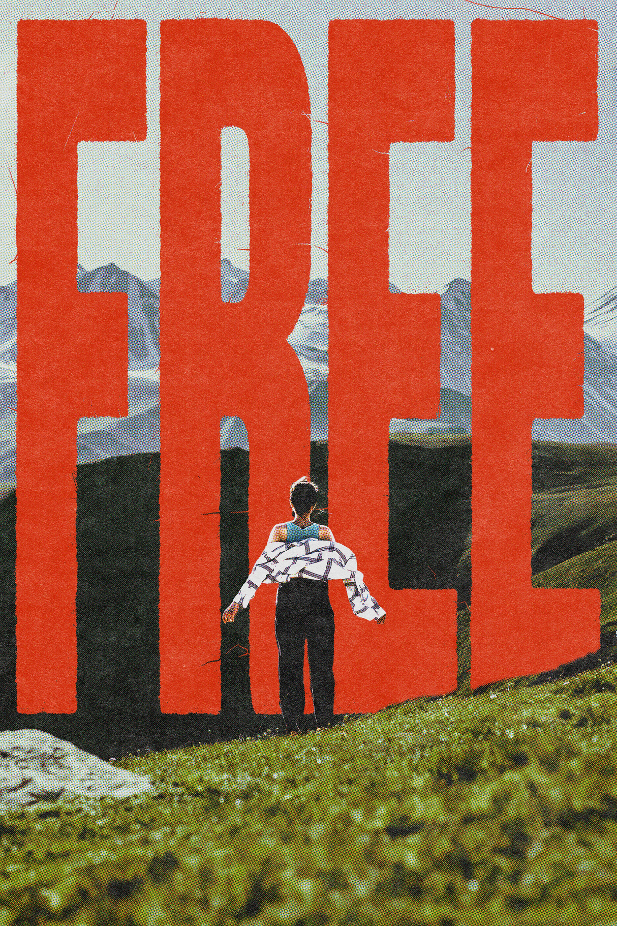 Mountainside 'Feel Free' Poster