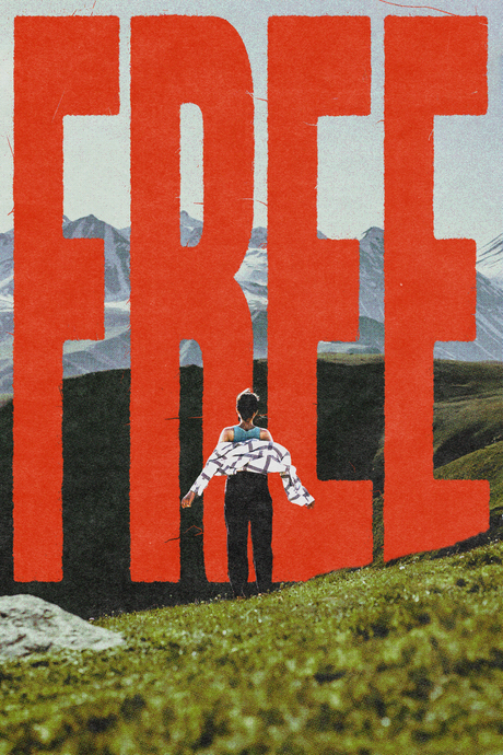 Mountainside 'Feel Free' Poster