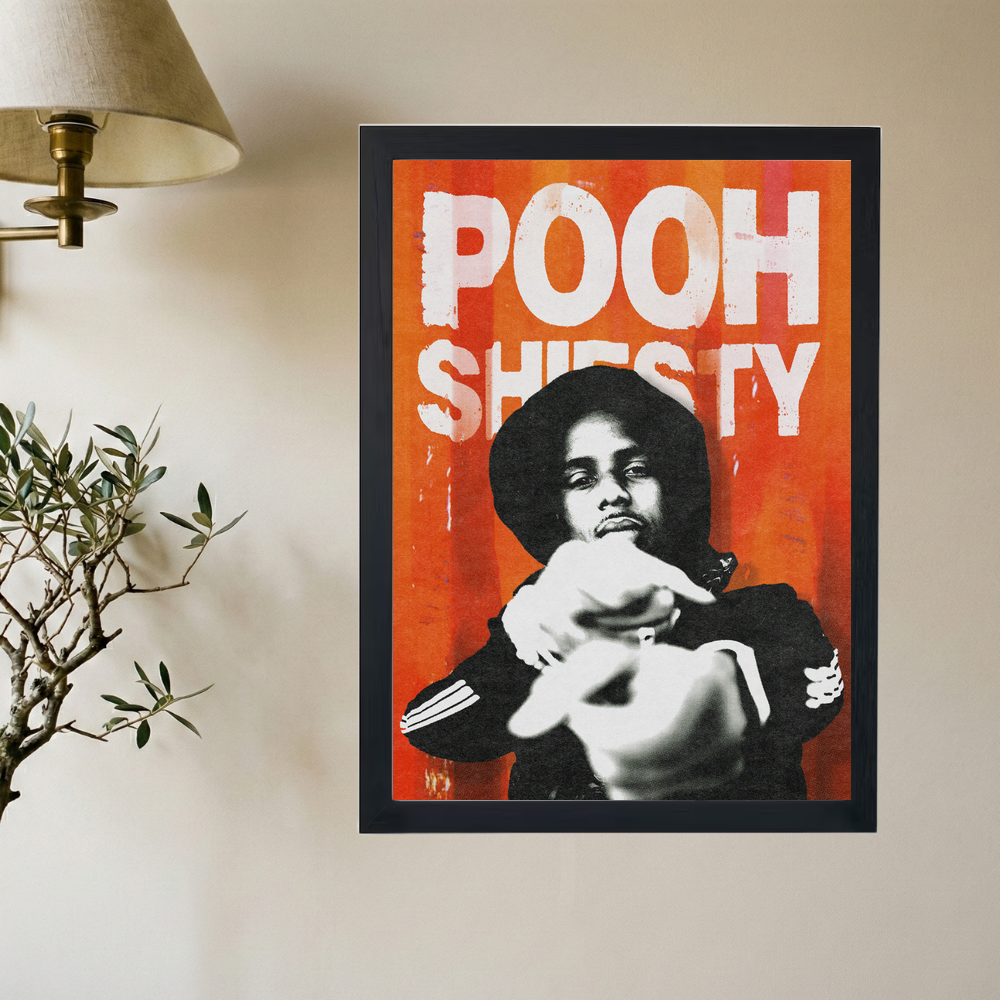 Pooh Shiesty 'Should've Ducked' Poster - Mockup 2