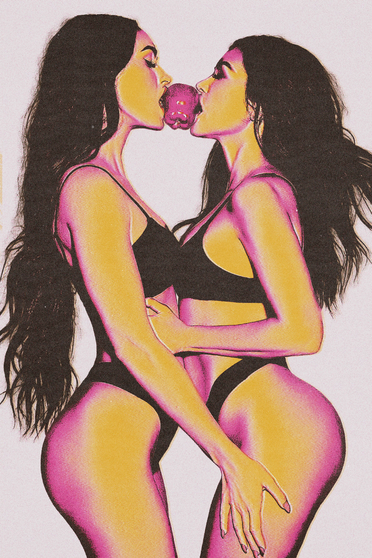 Kourtney Kardashian x Megan Fox 'Red Apple' Poster