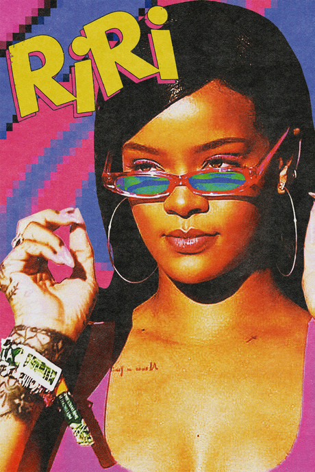 Rihanna 'Retro RiRi' Poster