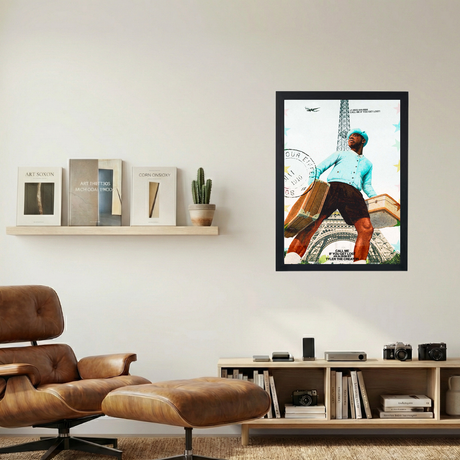 Tyler The Creator 'Call me in Paris!' Poster - Mockup 1