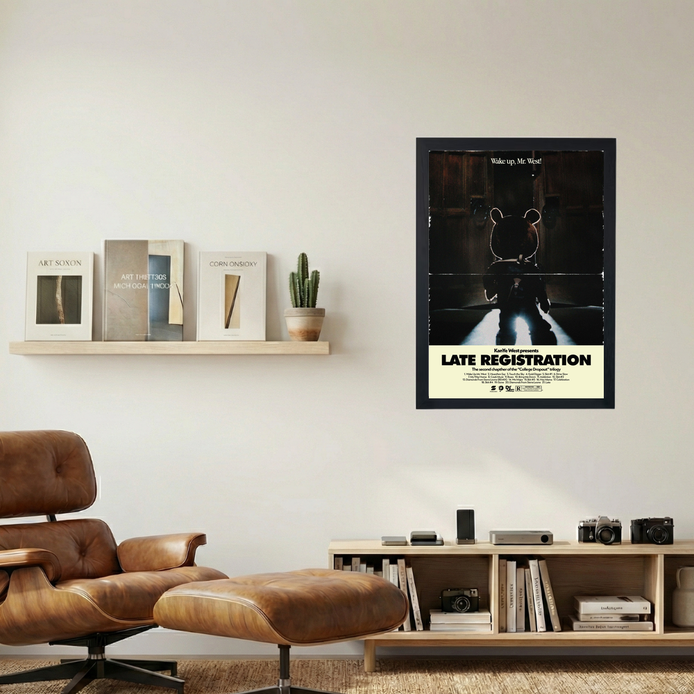 Kanye West 'Late Registration Billboard' Poster - Mockup 1