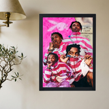 Playboi Carti 'Balenciaga Faced' Poster - Mockup 2