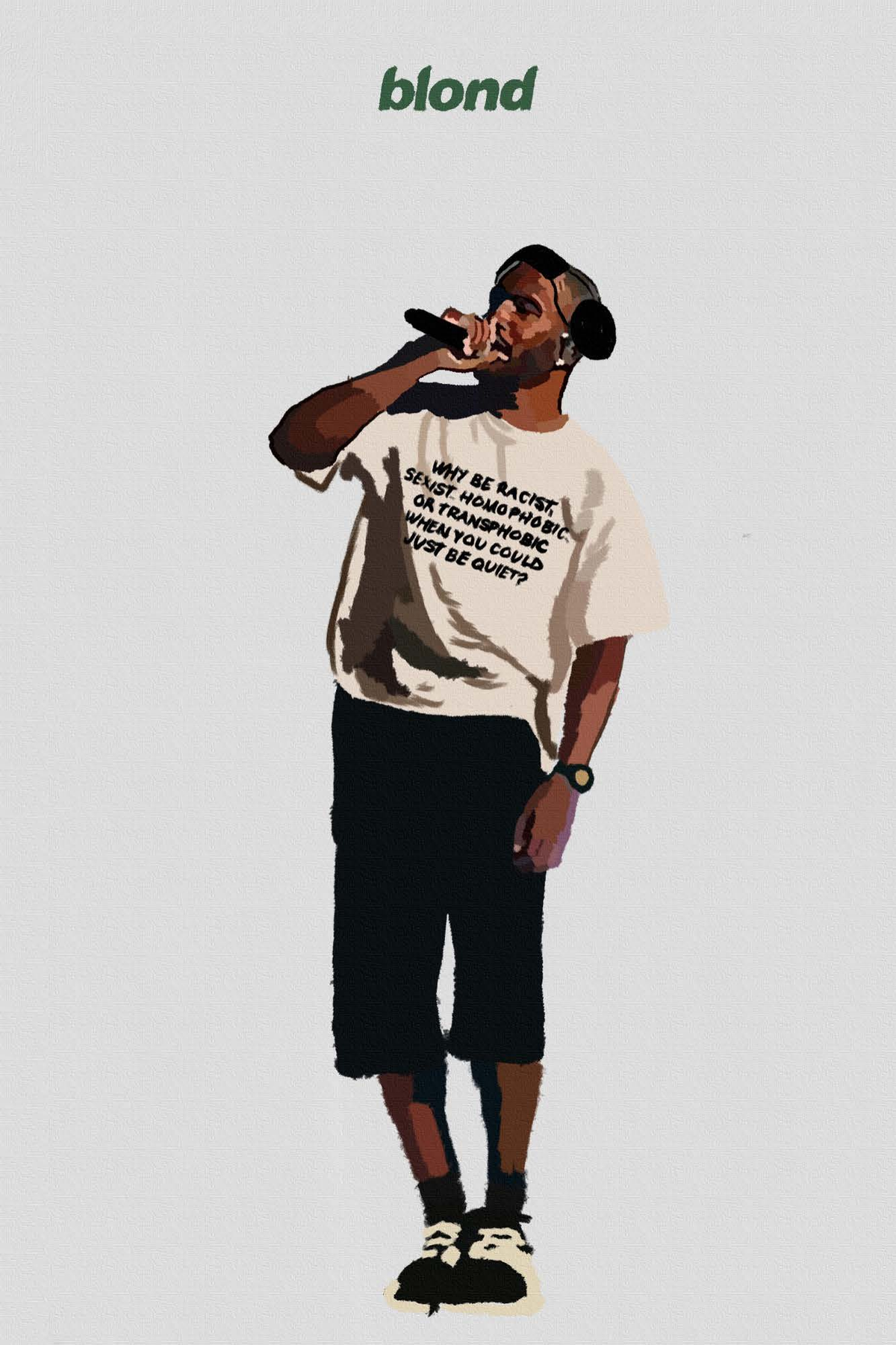 Frank Ocean 'Be Quiet' Poster