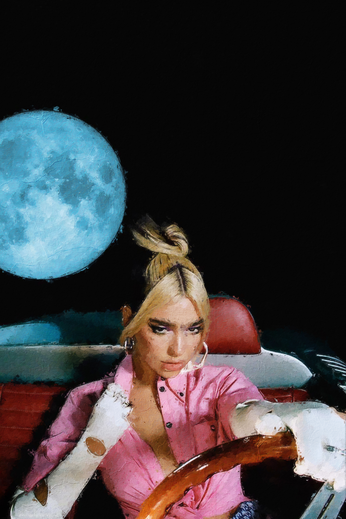 Dua Lipa 'Midnight Driver' Poster