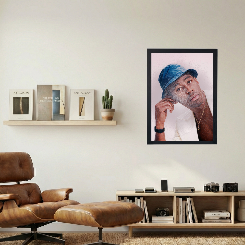 Tyler The Creator 'Blue Bucket' Poster - Mockup 1