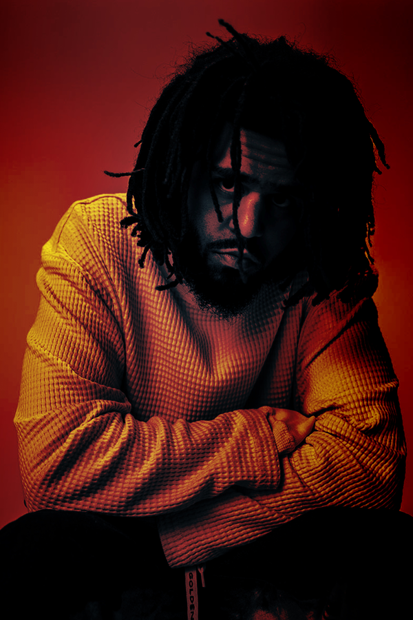 J Cole 'Portrait' Poster