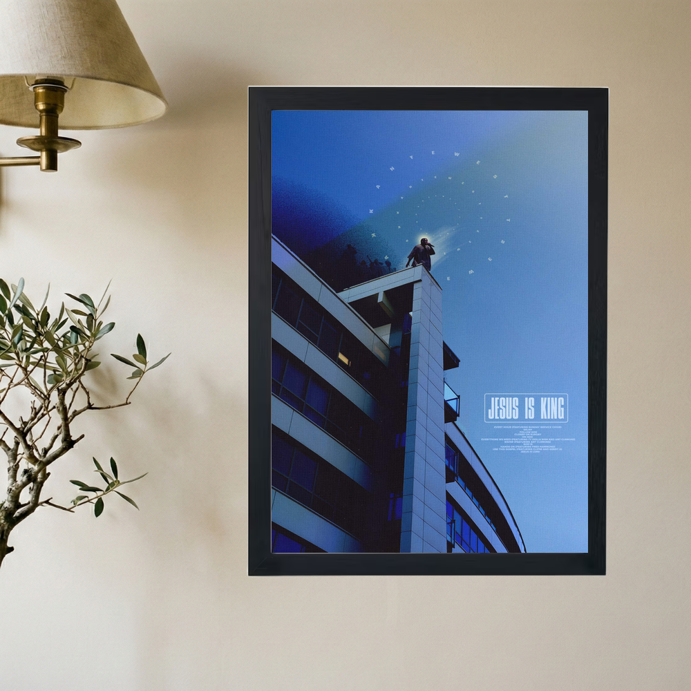 Kanye West 'Lift Yourself' Poster - Mockup 2