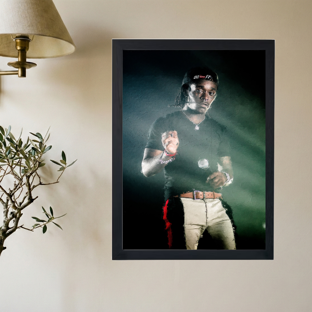 Lil Uzi Vert 'Sidetracked' Poster - Mockup 2