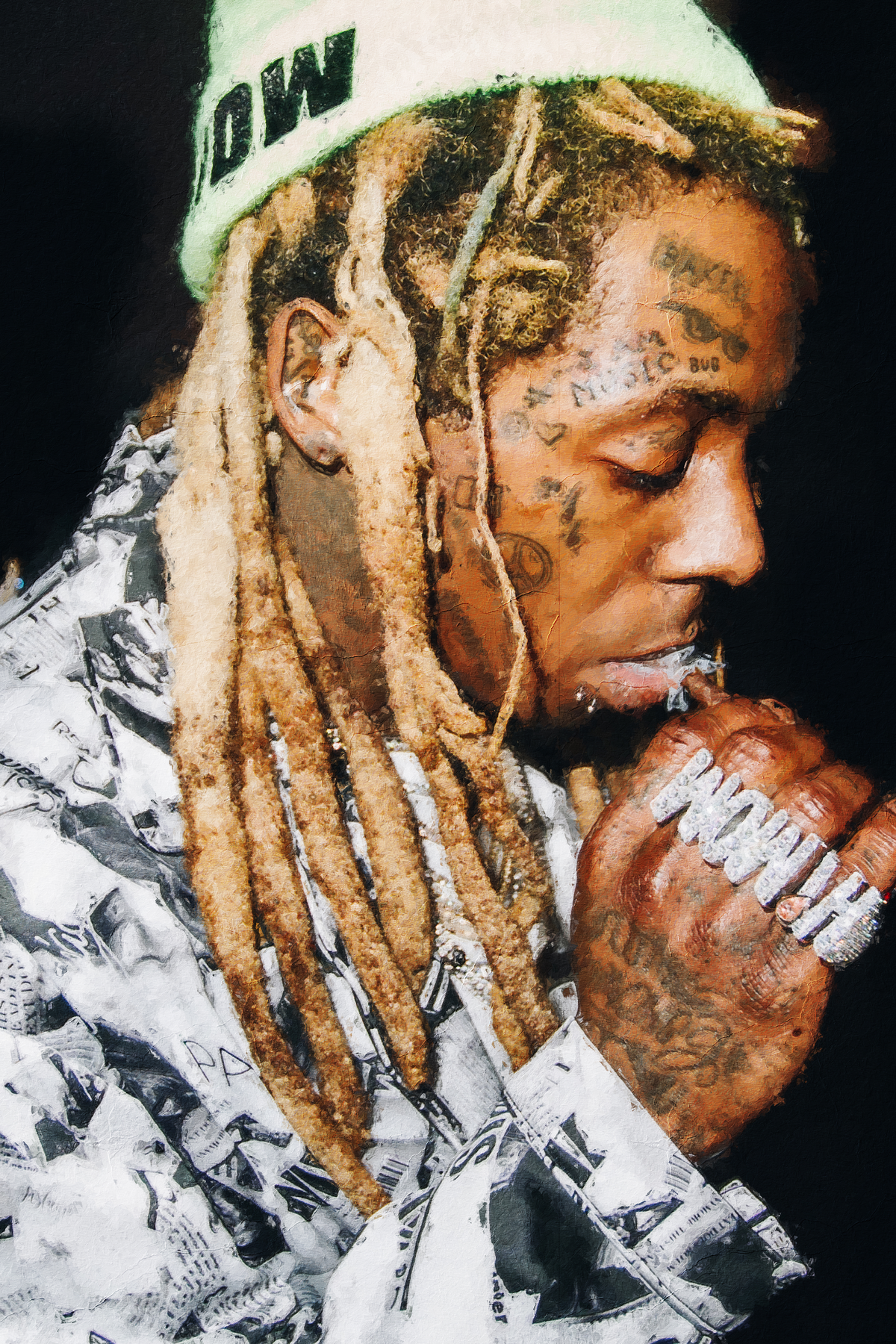 Lil Wayne 'Blunt Blowin' Poster