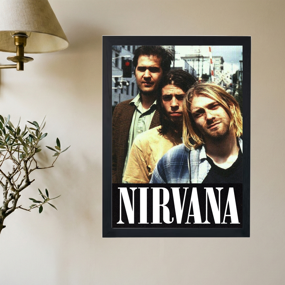 Nirvana 'Teen Spirit' Poster - Mockup 2