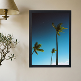 Palm Trees in the Wind' Poster - Mockup 2