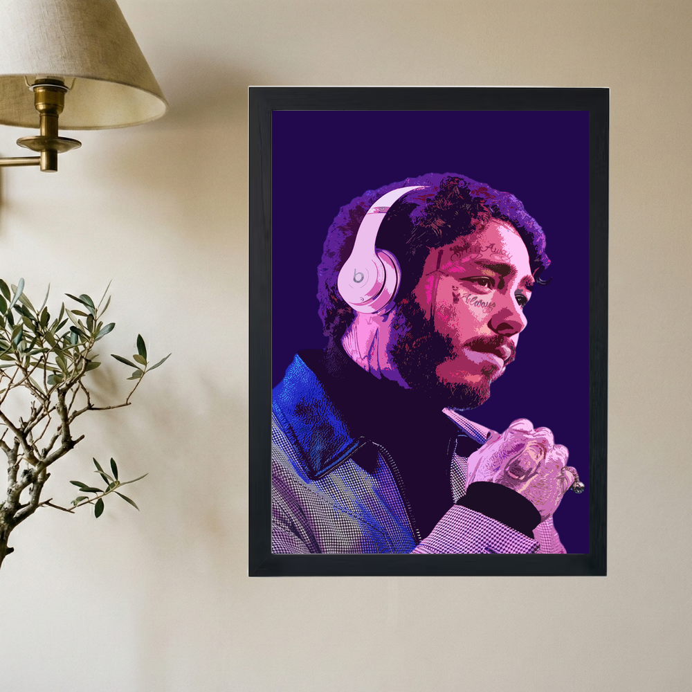 Post Malone 'Posty' Poster - Mockup 2